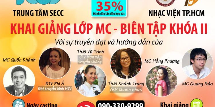 LỚP MC – BIÊN TẬP KHÓA II KẾT HỢP CÙNG NHẠC VIỆN