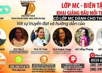 SECC cùng Nhạc viện TPHCM mở lớp MC-BT khóa mới