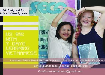 US$12 with 7 days learning Vietnamese class