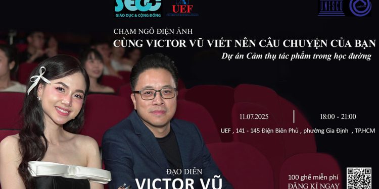 VICTOR VŨ TIẾP TỤC CÙNG BẠN TRẺ VIẾT NÊN CÂU CHUYỆN ĐIỆN ẢNH CỦA CHÍNH MÌNH!