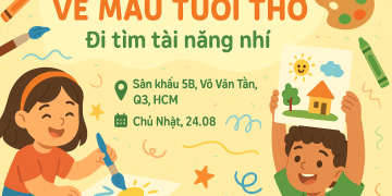 “VẼ MÀU TUỔI THƠ” TRÌNH DIỄN CHUYÊN NGHIỆP CHO THIẾU NHI TẠI NHÀ HÁT