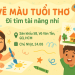 “VẼ MÀU TUỔI THƠ” TRÌNH DIỄN CHUYÊN NGHIỆP CHO THIẾU NHI TẠI NHÀ HÁT